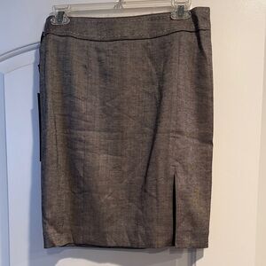 Bebe Brown Pencil Skirt